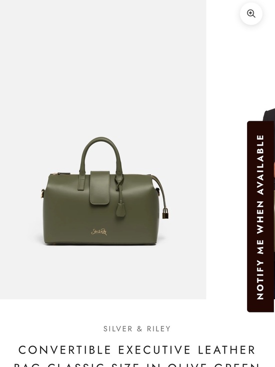 Silver & Riley Handbags - SILVER & RILEY Olive Green Structured Top-Handle Satchel